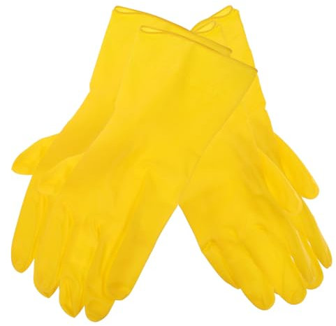 GOOHOCHY 2paare Reinigungshandschuhe Für Küche Pvc Rutschfeste Oberfläche Komfortabel Und Hautfreundlich Für Geschirrspülen Und Hausarbeit Für Wintergebrauch