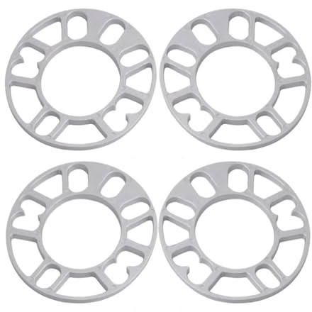 4pcs Wheel Spacers, 5mm Aluminum Alloy Wheel Spacers Replacement for 4/5 Stud Hubs