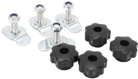 Accesorios de Perno de Pista L, Accesorios de Perno de Pista L, Acero al Carbono, rotacin de 360 Grados, Kit de Amarre de L para Camiones remolques