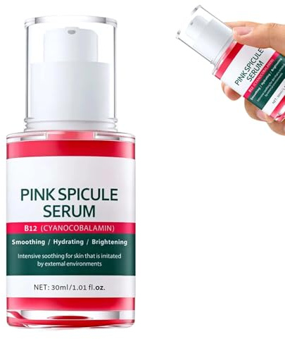 Suero Zafiro para el Acné, Suero de Calcio para el Contorno de Ojos, Loción Iluminadora e Hidratante, Minimiza los Poros, Apto para Ojeras, Líneas de Expresión, Hinchazón y Bolsas
