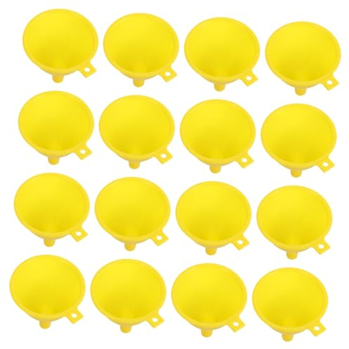 Alipis 20 piezas Embudos Pequeños de Plástico para Laboratorio y Cocina Embudos Útiles con Superficie Lisa para Llenar Botellas Pequeñas y Aceites Esenciales
