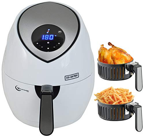 Heissluftfritteuse Halogen Konvektionsofen Heissluftgrill Halogen Heissluft Ofen Multicooker ECO-AIR-PROFI DC-1400W
