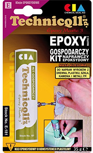 TECHNICQLL HOUSEHOLD EPOXY MASTIC PUTTY UNIVERSAL WOOD CHIPBOARDS GLASS CERAMIC
