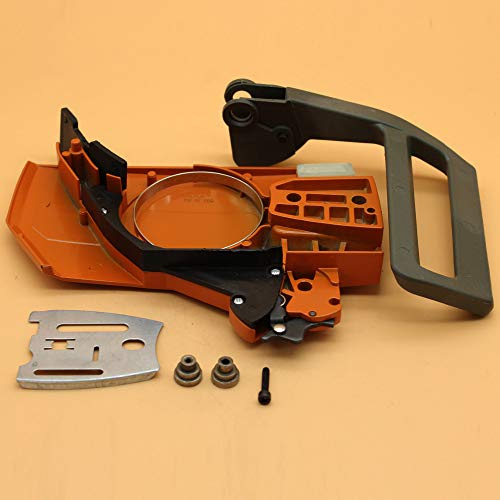 Kettenbrems- und Kupplungsabdeckung, Griffschutz, Montagesatz, passend für Husqvarna 61 66 266 268 272 272XP Kettensägen-Ersatzteile 503727401