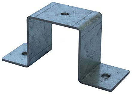 Quadratrohrschelle, Bügelschelle, Balkenschelle, Vierkant 100mm x 100mm
