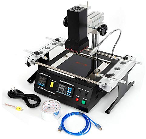 Station de soudage IR6500 BGA - Fer à souder électronique infrarouge - Soudeuse infrarouge pour cartes mères