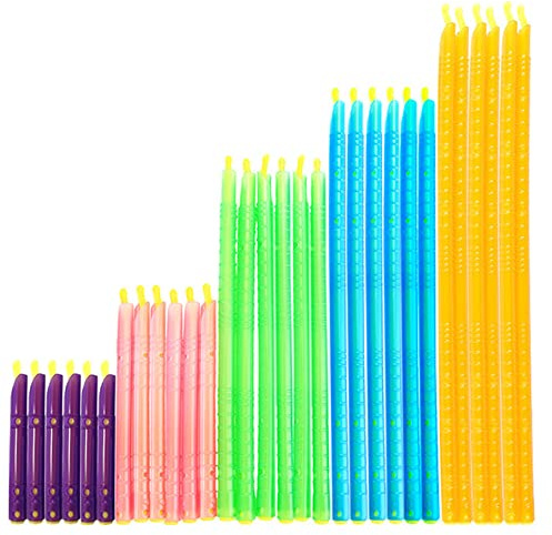 30PCS Réutilisables Alimentaire D'étanchéité Clips pour sceller les sacs alimentaires le Cuisine le Maison le Stockage de Camping (5 Tailles)