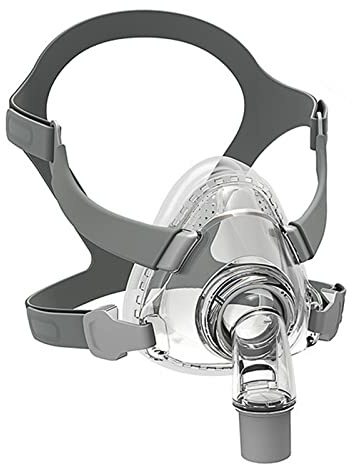 Vollmaske, universelle Nasenmaske, Schlafmaske mit einstellbarer freier Kopfmaske, zum Schlafen geeignet,F5A-S