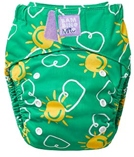 Bambino Mio, revolutionäre wiederverwendbare Windel - Nachhaltige, waschbare, chemiefreie Öko-Stoffwindel für Neugeborene bis ins Kleinkindalter - Shine Styl