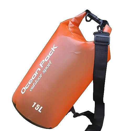 König Design Drybag Tasche Seesack Packsack Wasserdicht Strandtasche 2L 5L10L Rollbeutel Neu, Größe:2 Liter, Farbe:Orange