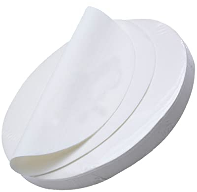 Ciieeo 500feuilles Papier Sulfurisé Rond Pour Cuisson Antiadhésif Et Résistant à Huile Pour Pâtisserie Griller Et Friture