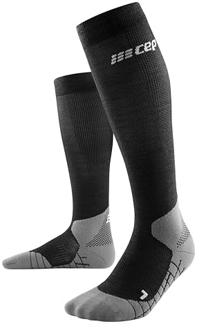 CEP Hiking Light Merino Socks für Herren – Lange Merino-Wandersocken mit Kompression – Atmungsaktive Trekkingsocken & Wandersocken Herren für Wandern & Outdoor