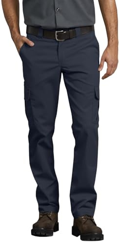 Dickies Slim Fit Cargo Pants. Dark Navy, 32 34