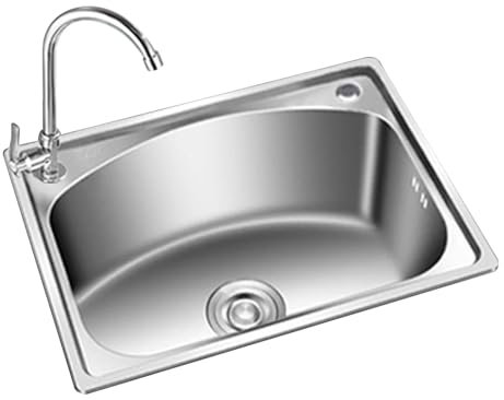 Eckwaschbecken aus Edelstahl, wandmontiert, dreieckig, für Badezimmer, Küche, Bar, ideal für öffentliche Plätze, Boote, Wohnmobile, Wohnwagen, langlebiges und stilvolles Design