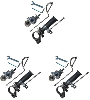 Juego de 3 taladros manuales para tijeras de materiales metálicos + mango
