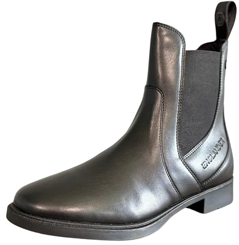 Englander Equestrian Gaia Adult Jodhpur Short Horse Riding Boots – Vegan Synthetic Leather Paddock Boot – Non-Slip Sole