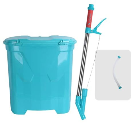 Gralara Épandeur d'engrais granulaire Portable pour Jardinage, Outil Manuel de fertilisation, capacité 25 L, Style D