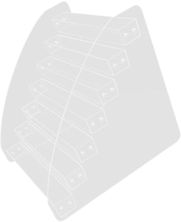 Organisateur Acrylique 7 Niveaux pour Vernis à Ongles et Rouge à Lèvres | Rangement Cosmétique de Bureau, Accès Rapide, Usage Maison, Design Épuré et Pratique