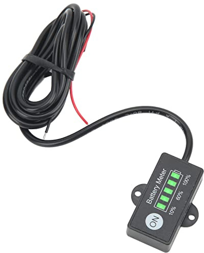 Batteriemessgerät 12 V 24 mit 5 Led anzeige Ip65 Geschützt Automatische Spannungserkennung Kapazitätsüberwachung Für Wohnmobile E Fahrzeuge