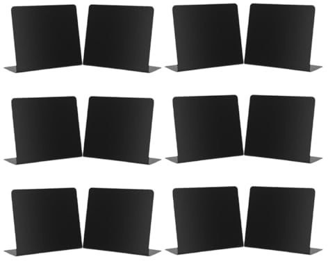 Ciieeo 12 Pezzi Mini Lavagne da Tavolo in Pvc Riutilizzabili 127x100mm per Scrivere Cartelli Prezzi e Segni di Scrittura per Feste, Ristoranti e Uso Domestico