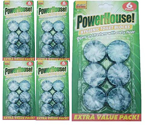 Powerhouse Hygienic Green Toilet Blocks (8 Pack)