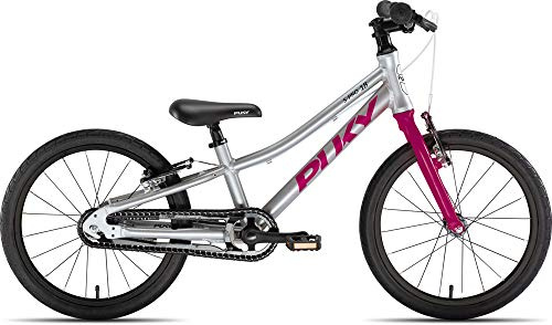 Puky LS Pro 18-1 Alu Kinder Fahrrad silberfarben/Berry