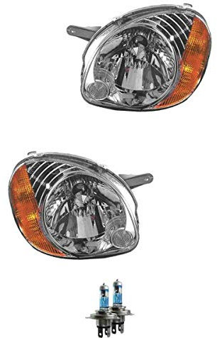 EISENFELS Bundle Set 70801497 Scheinwerfer rechts & links + Leuchtmittel H4 NIGHT BREAKER kompatibel mit Atos MX