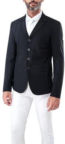 Equiline Herren Turnier Jacket Cameron SCHWARZ FS20, Eq19_Flaw_Gr.:48