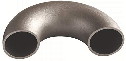 Schweißbogen 180 Grad kurz 88,9 mm 3 DN 80 schwarz