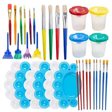 MAGICLULU 1satz Kids Malpinsel Teilig Wasserfeste Nylonborsten Für Aquarell Und Ölfarben Ergonomischer Griff Für Einfachen Farbauftrag Fördert Kreative Kritzeleien Und Zeichnungen