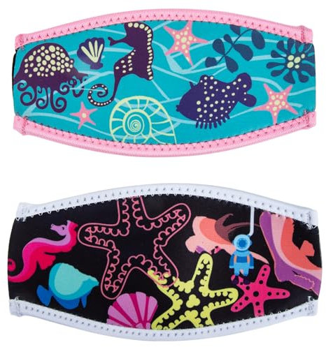 BESPORTBLE 2 Stück Neopren-Abdeckung für Tauchmasken, doppellagiges Design, Tauch-Wickelgurt, Tauchzubehör