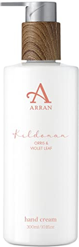 Arran Sense of Scotland Kildonan Luxury Moisturising and Nourishing Hand Cream (300ml) Non Greasy Formula with Vibrant Floral Fragrance