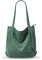 KALIDI Cord Tasche Damen Umhängetasche mit Reißverschluss Wasserdicht Tote Bag mit Taschenfach Groß Shopper Tasche Handtasche Schultertaschen für Arbeit Büro Reisen Einkaufen Schule