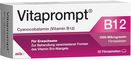 Vitaprompt, 1000 µg, Filmtabletten, für Energie und Nerven, 50 Stück