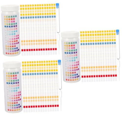Mobestech 3sets Trinkwasser Teststreifen Kit 16 in 1 Teststreifen Genaue Wasserprüfung 50 Stücke * 3