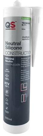 Silicona Neutra Qs Transparente 300 ml.