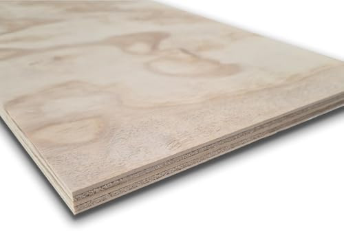 Pannello Multistrato 120x200 cm, in Legno marino fenolico di Pino da 15 mm
