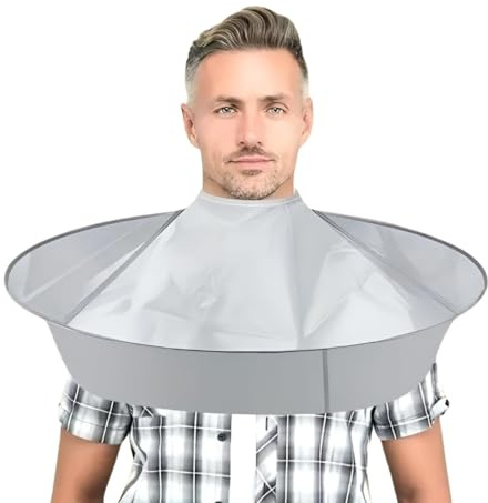 Lilly and Sacha Haircut Cape Umbrella Hair Cloak Foldable Barber Apron Cloak Hairdressing Cape Apron For Adults, Kids, Etc Home & Salon Use.