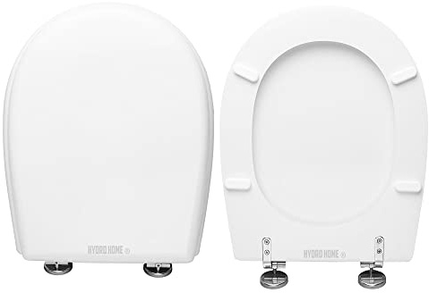 HYDRO HOME COPRIWATER Compatibile con serie Bowl, Bowl + 50/55 Bowl 52/55 ceramica Globo, In Legno Rivestito Con 2 mm Di Resina, Cerniere Fissaggio Dall'alto MADE IN ITALY