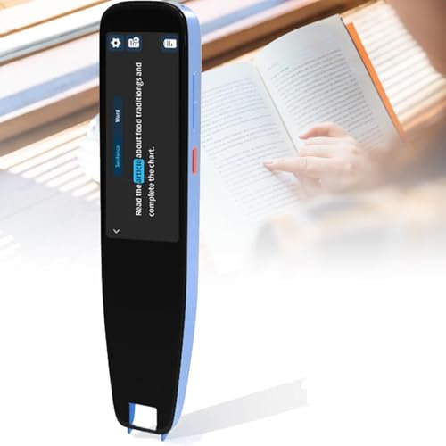 NVYAZJ Digital Pen Reader, ​​scan Real-time Translation Pen with Bluetooth/wifi Connection, Text-to-speech, Offline 4 Languages/112 Language for Travelers & Businessmen