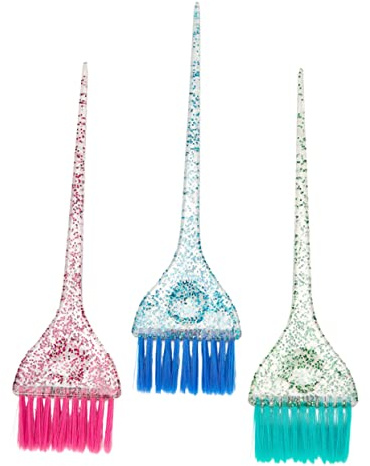 TOVINANNA 3 Piezas Cepillo Para Teñir El Cabello Herramientas De Peluquería Cepillo Transparente Suministros De Peluquería Pincel Tinte Brocha Para Tinte De Pelo