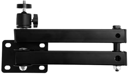 Swiixxer Foldable Projector Wall Mount Universal Adjustable Ceiling Wall Projector Mount Stand Projectors Bracket Support, Easy to Use Fine Workmanship