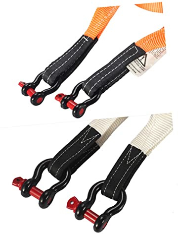 TOPBATHY 2t U-shaped Tow Hook for Car Towing Strong Steel Hook Front Tow for Vehicles Random Color