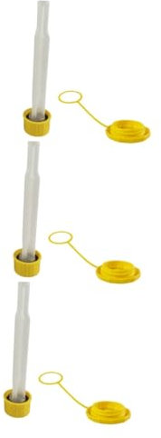 TOPBATHY 3 Pezzi Tubo Con Condotto Olio Versante Olio Sostituzione Del Beccuccio Della Bombola Del Gas Taniche Di Gas Bomboletta Di Gas Tanica Di Benzina Getti Di Gas Polietilene