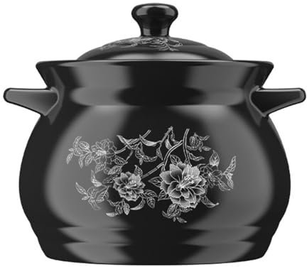 Faitout en céramique avec couvercle - Cuisson de soupe chaude en argile pour la cuisine japonaise et chinoise - Ustensiles de cuisine essentiels