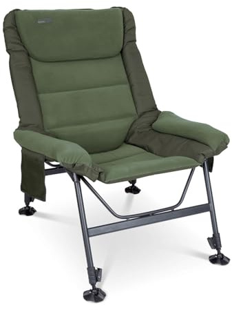 Sonik Bank-Tek Comfy Couch Green Carp Coarse Camping Fishing Chair EC0035