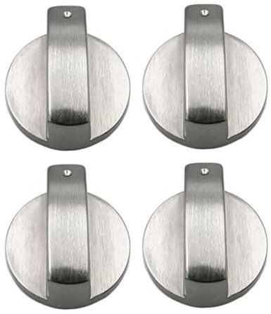 2/4 Stück 6 mm Ofenknopf, Drehschalter, Brenner, Kontrollknopf, Herdgriffe, Zubehör, Herd-Ersatzknöpfe