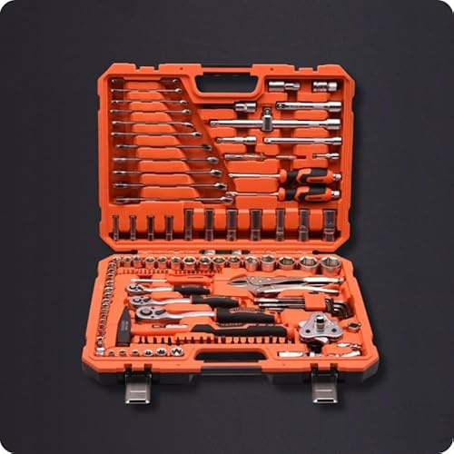 Harden 89-Piece Socket Set – 1/2-Inch & 1/4-Inch Drive Chrome Vanadium Steel with Storage Case | Professional Mechanics Tool Kit for Automotive, Workshop & DIY Use