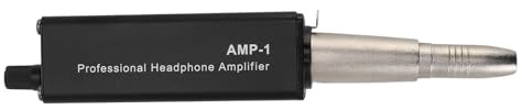 Plyisty Amplificateur D'écouteurs sans XLR à 3,5 Mm D'écoute de Contrôle du Volume pour Les Musiciens et Les Professionnels du Fer