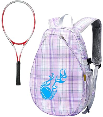 Genérico Tennisryggsäck för barn, sportryggsäck för utomhusbruk, sportorganisatör - för unga spelare nybörjare och idrottare kläder handdukar lektioner camping resor